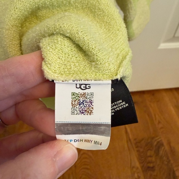 UGG Jeannie Checkerboard Terry Button-down Shirt size XL - Picture 4 of 12